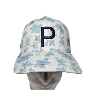 Puma Golf Hat Men Women Snapback Adjustable Floral Unisex Adult Flexfit 110 NWOT
